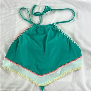 Hobie Tie Halter Neck Tankini Top M NWT